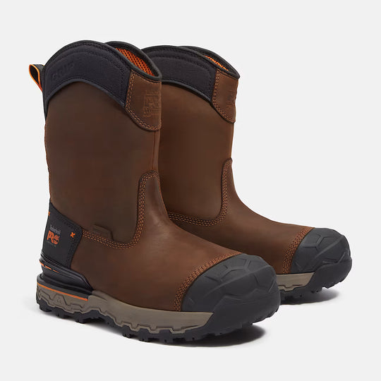 Timberland PRO® Men’s Boondock Ultralight Comp Toe Wellington Work Boot – Brown (TB0A6473EM4) - Overlook Boots