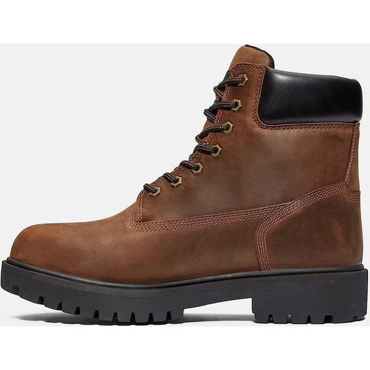 Timberland Pro Men's Direct Attach 6" Soft Toe Waterproof Work Boot- Brown- TB138020242 - Overlook Boots