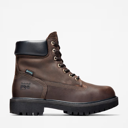 Timberland Pro Men's Direct Attach 6" Steel Toe Waterproof Work Boot - Brown - TB138021242 7.0 / Medium / Brown - Overlook Boots