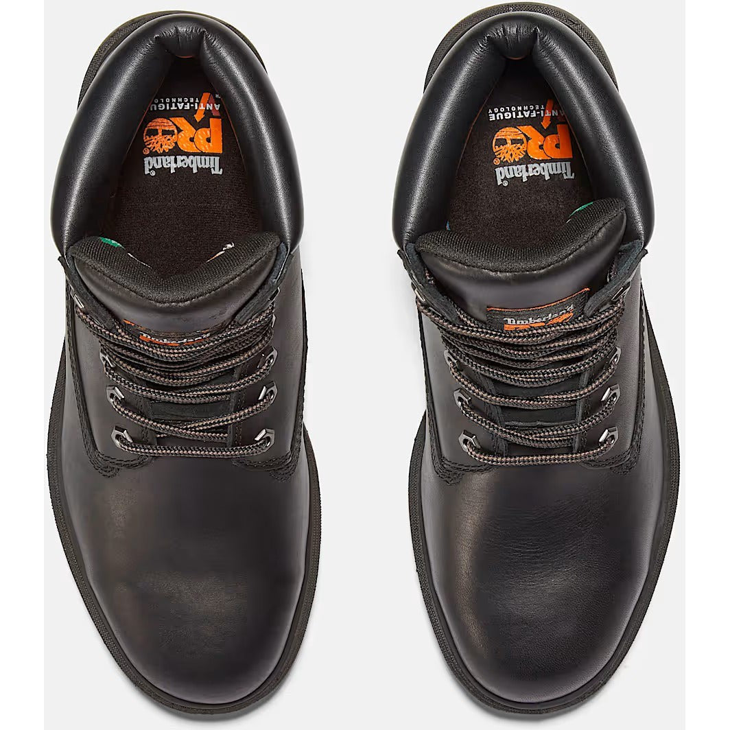 Timberland PRO Direct Attach 6 Inch Steel Toe Waterproof Work Boots Black A8001 Men main image 4