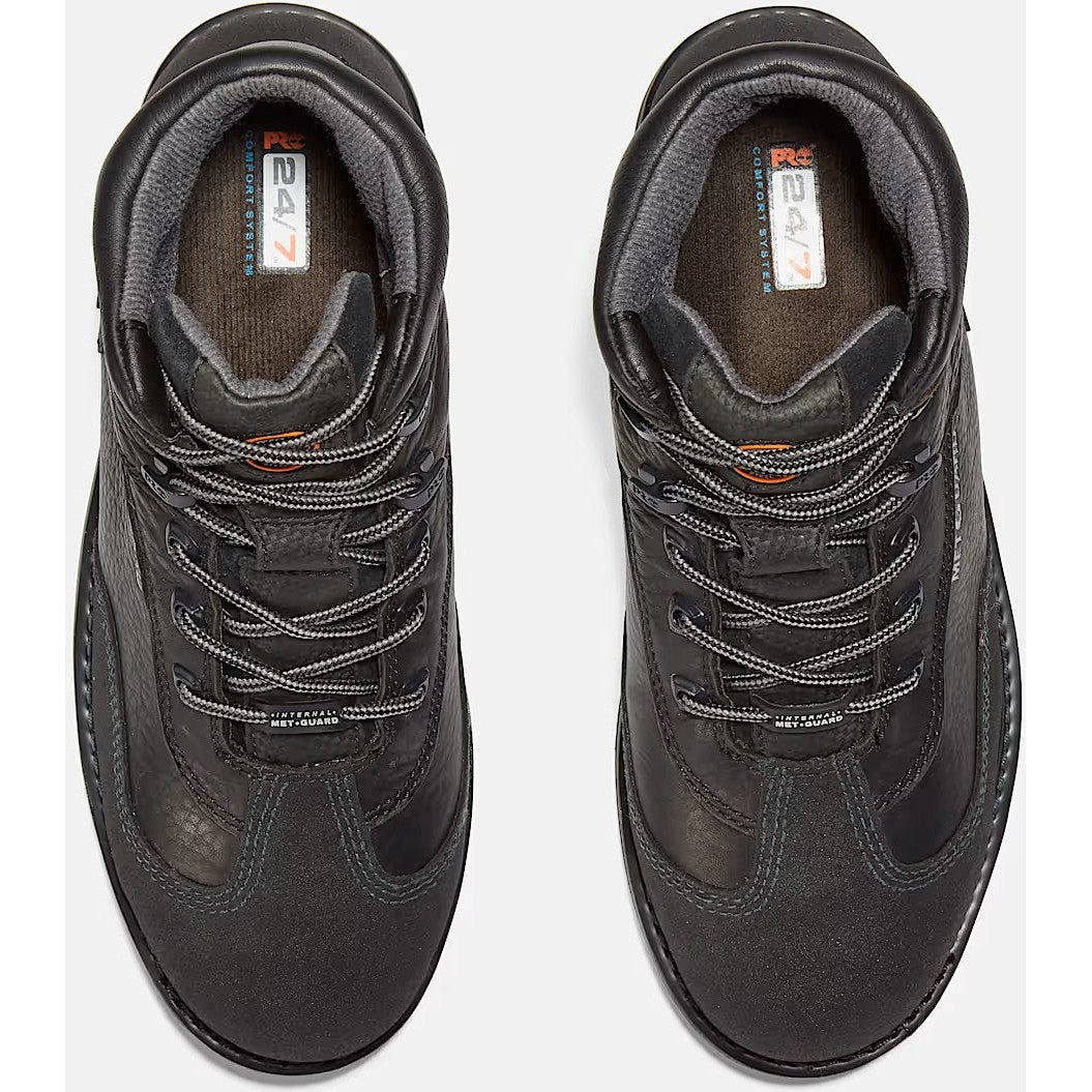 Timberland Pro Men's Met Guard Steel Toe Work Boot- Black- TB185516214 - Overlook Boots