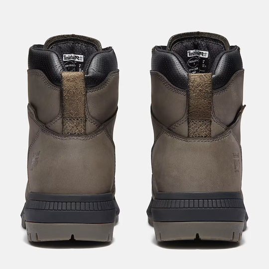 Timberland Pro Men's Montauk 6" Soft Toe Waterproof Work Boot - Grey - TB0A647QEJO - Overlook Boots