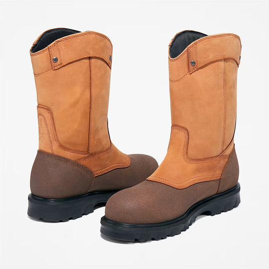 Timberland Pro Men's Rigmaster Steel Toe Waterproof Pull-On Work Boot- Brown- TB189604270 - Overlook Boots