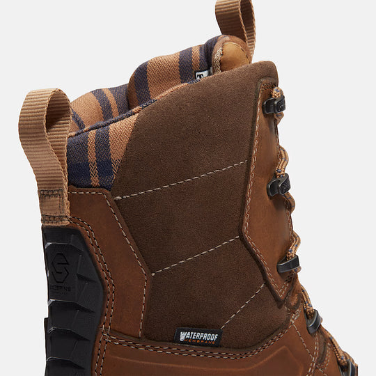 Timberland PRO® Men’s Siberian CSA 8” Composite Toe Insulated Work Boot – Brown (TB0A63PUEM4) - Overlook Boots