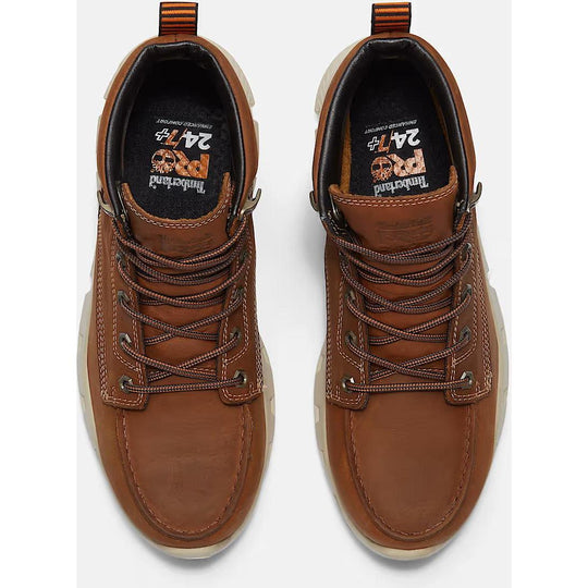 Timberland Pro Men's Tempe 6" Alloy Toe SR Work Boot- Brown- TB0A2QFUEM8 - Overlook Boots