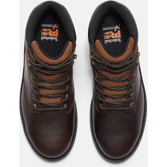 Timberland Pro Men's Titan Tasker 6" Alloy Toe Work Boot- Brown- TB0A416GW01 - Overlook Boots