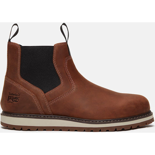 Timberland Pro Men's Irvine Soft Toe Wedge Work Boot- Brown- TB0A66BUEM4 3.5 / Medium / Brown - Overlook Boots