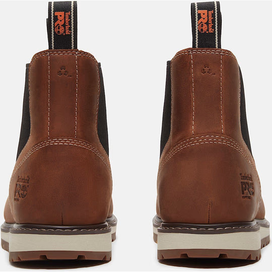 Timberland Pro Men's Irvine Soft Toe Wedge Work Boot- Brown- TB0A66BUEM4 - Overlook Boots
