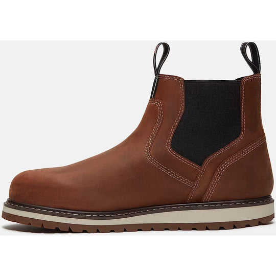 Timberland Pro Men's Irvine Soft Toe Wedge Work Boot- Brown- TB0A66BUEM4 - Overlook Boots
