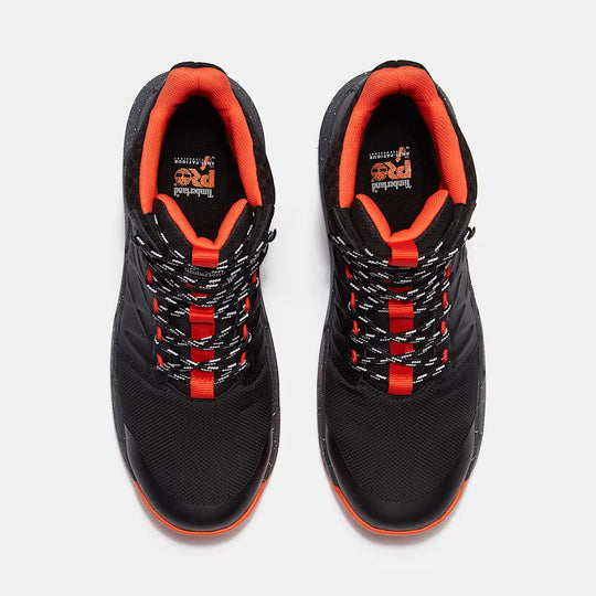 Timberland Pro Men's Morphix 6" Comp Toe Waterproof Work Boot - Black - TB0A63YKEK5 - Overlook Boots
