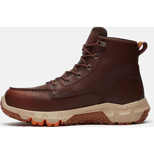 Timberland Pro Men's Tempe Moc Toe WP Work Boot- Rust- TB0A5TMEEM6 - Overlook Boots