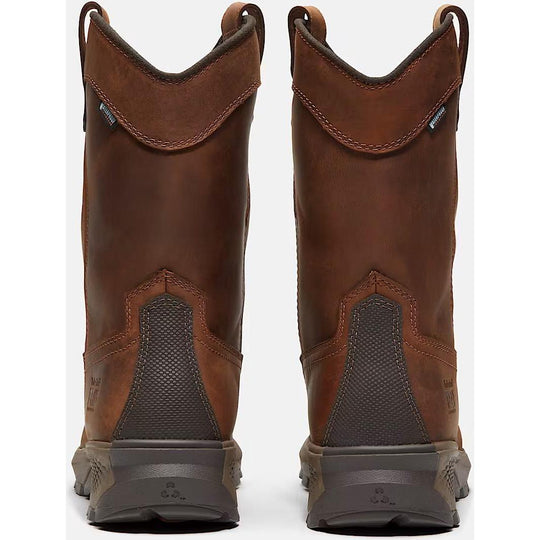 Timberland Pro Men's Titan Comp Toe WP Pull On Work Boot Brown TB0A44DGEM4 - Overlook Boots