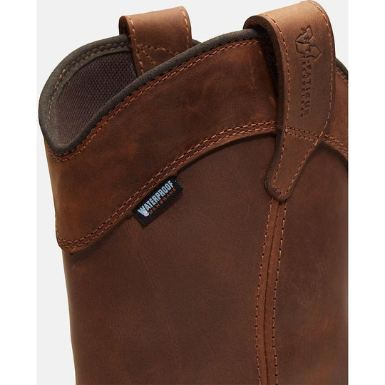 Timberland Pro Men's Titan Comp Toe WP Pull On Work Boot Brown TB0A44DGEM4 - Overlook Boots