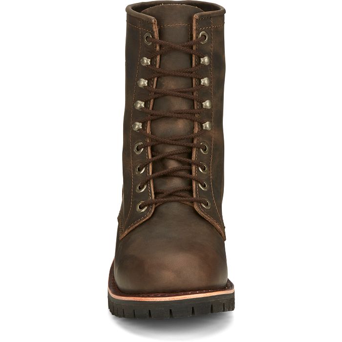 Chippewa Men's Classic 2.0 8" Soft Toe Lace Up Work Boot -Brown- NC2090  - Overlook Boots