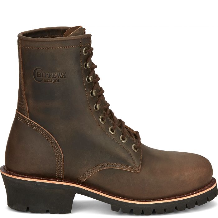 Chippewa Men's Classic 2.0 8" Comp Toe Lace Up Work Boot -Brown- NC2091  - Overlook Boots