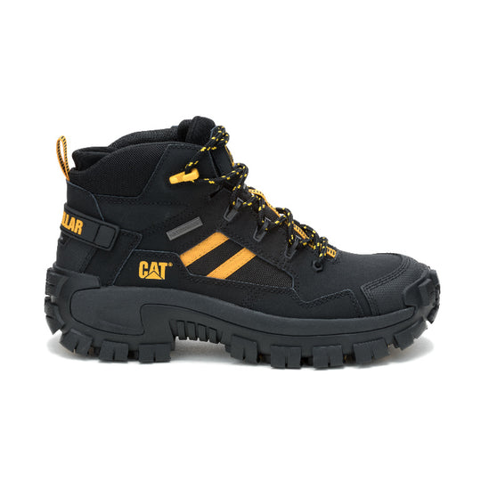 Cat Men's Invader Mid Vent Composite Toe Waterproof Slip Resistant Work Boot -Black- P91756 - Overlook Boots