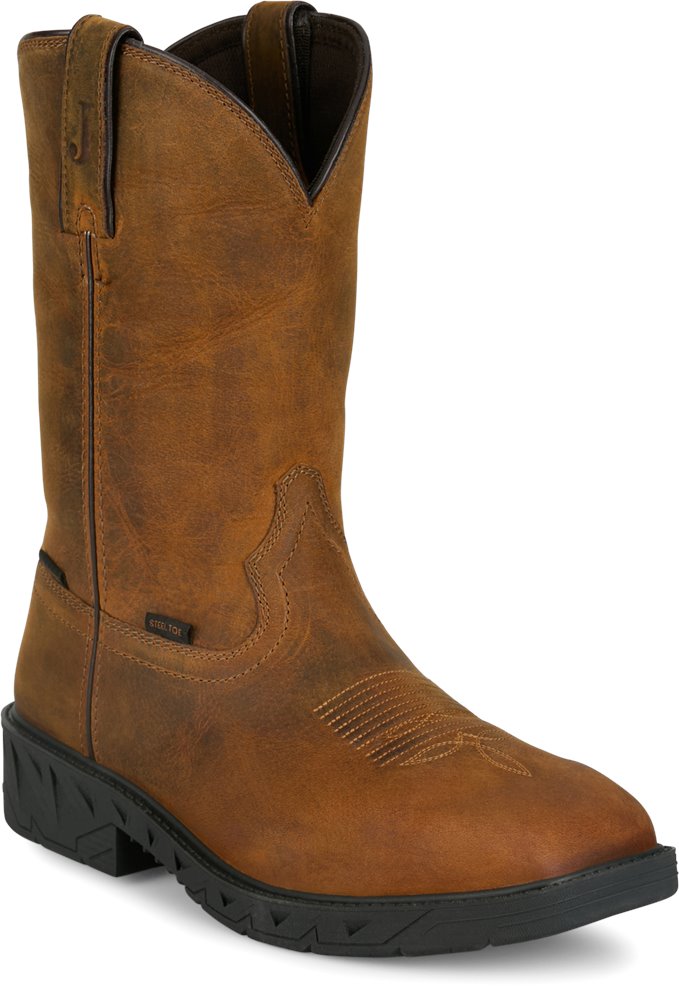 Justin Men's Trencher 11" Steel Toe WP Work Boot - PD4067