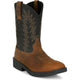Justin Men's Taskmaker 11" Steel Toe WP Work Boot - PD4073 7.0 / Medium / Brown - Overlook Boots