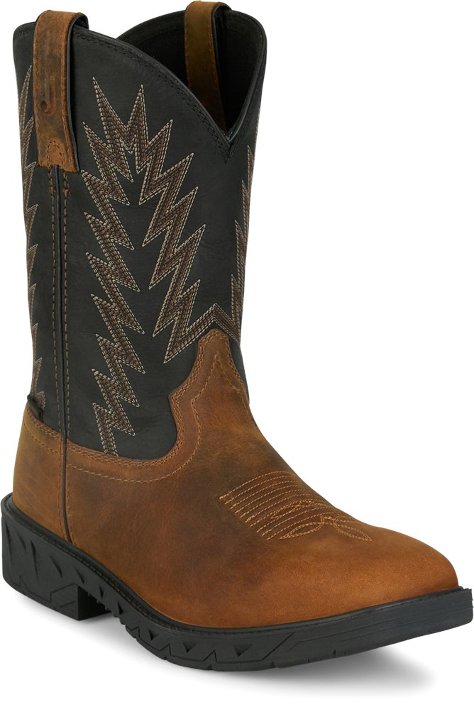 Justin Men's Taskmaker 11" Steel Toe WP Work Boot - PD4073