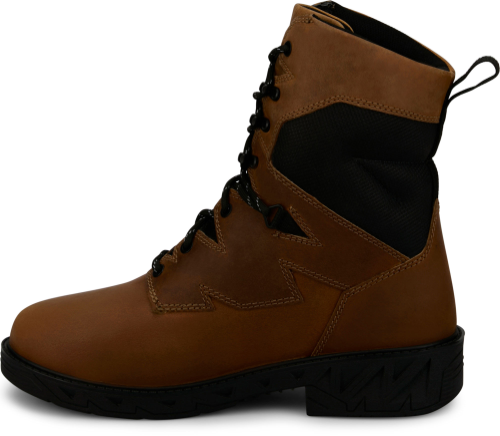 Justin Men's Underdog 8" Soft Toe Waterproof Work Boot - Brown - PD668