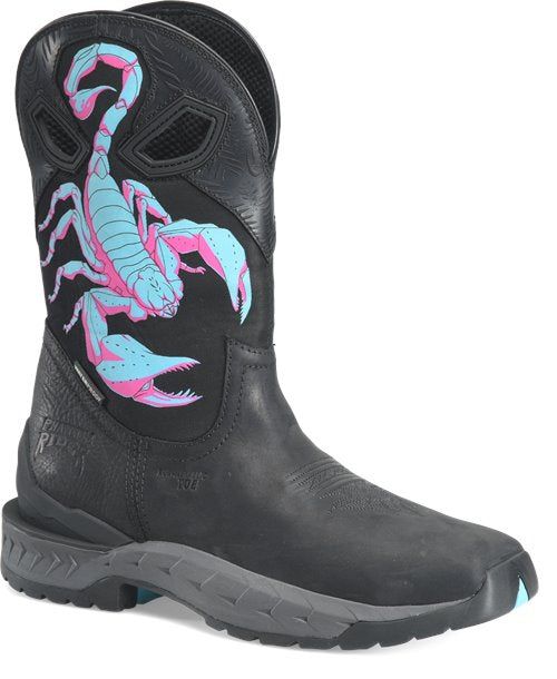 Phantom Rider Men's Ghost Stalker 11" WP Western Work Boot - Black - PH6005 - Overlook Boots