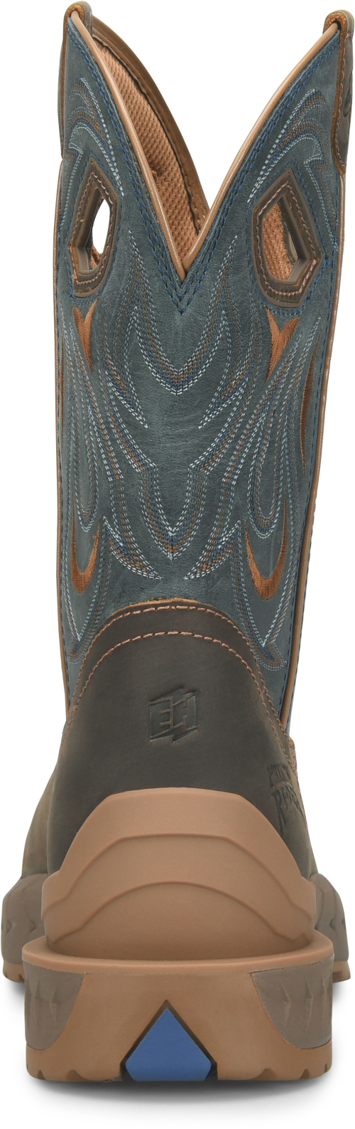 Phantom Rider Men's Emperor 11" Wide Square Toe Western Work Boot - Brown - PH6007 - Overlook Boots