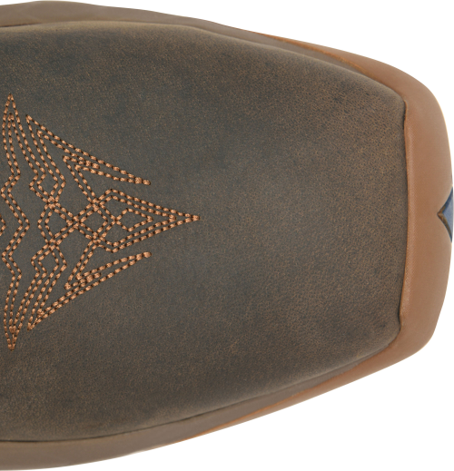 Phantom Rider Men's Emperor 11" Wide Square Toe Western Work Boot - Brown - PH6007 - Overlook Boots