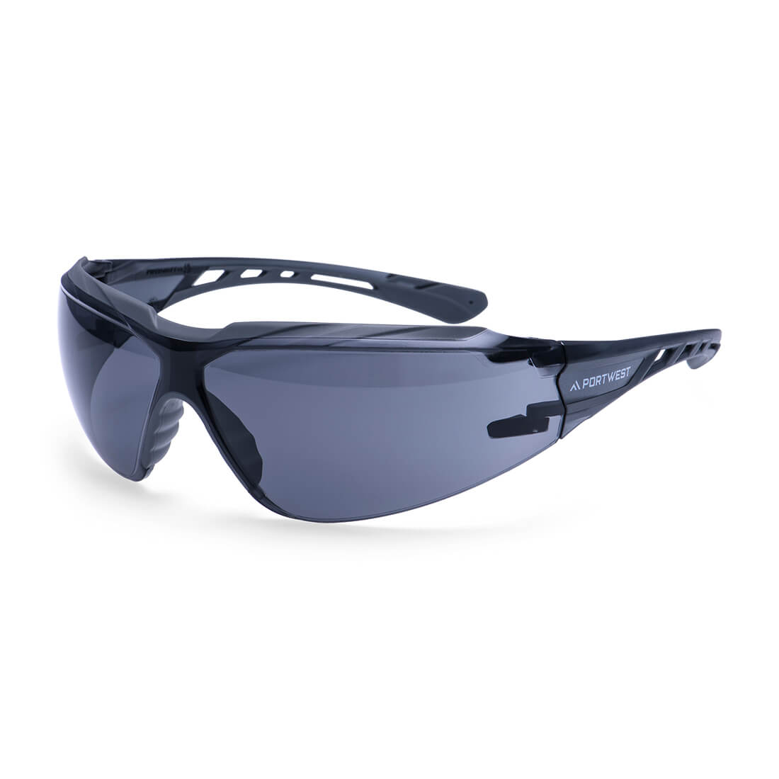 Portwest Dynamic Safety Glasses - Smoke - 12 Pack - PS10 Default Title - Overlook Boots
