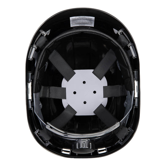 Portwest Bolton Safety Helmet - Black - PS53 - Overlook Boots