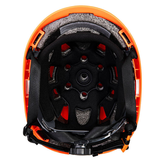 Portwest Expertbase Wheel Ratchet Safety Helmet - Orange - PS71 - Overlook Boots