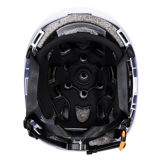 Portwest Expertbase Wheel Ratchet Safety Helmet - White - PS71 - Overlook Boots