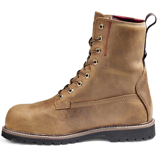 Kodiak Men's Mckinney 8" Composite Toe Waterproof Safety Work Boot -Brown- 4NLSBN - Overlook Boots