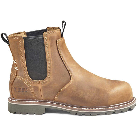 Kodiak Women's Bralorne Composite Toe Waterproof Safety Work Boot -Brown- 4TDFBN - Overlook Boots