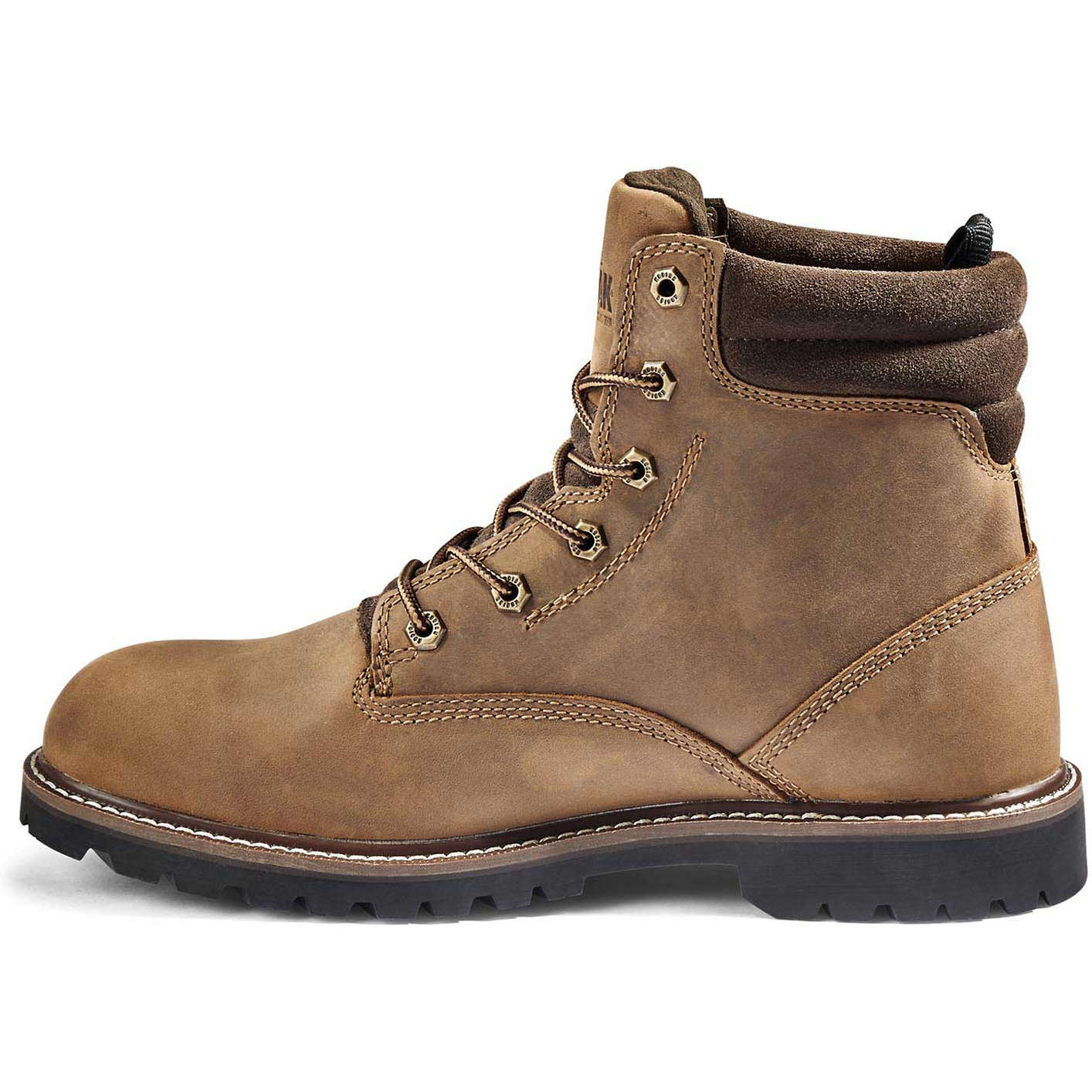 Kodiak Men's Mckinney 6" WP Slip Resist Safety Work Boot -Brown- 4TDQBN  - Overlook Boots