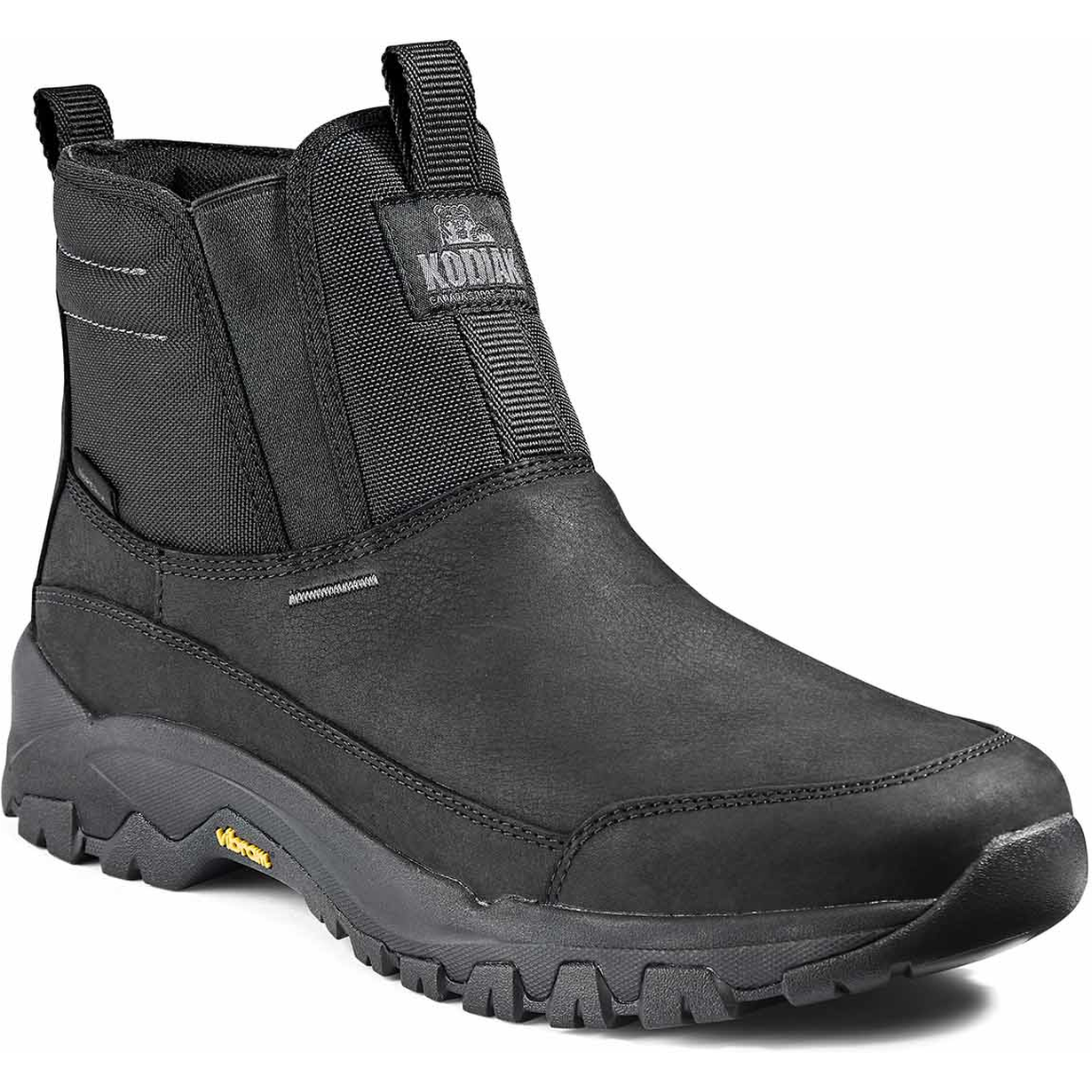 Kodiak Men's Tarbot Soft Toe WP Slip On Work Boot -Black- 4TE3BK 7 / Medium / Black - Overlook Boots
