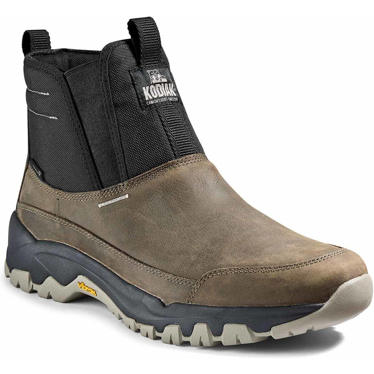 Kodiak Men's Tarbot Soft Toe WP Slip On Work Boot -Fossil- 4TE3FS 7 / Medium / Fossil - Overlook Boots