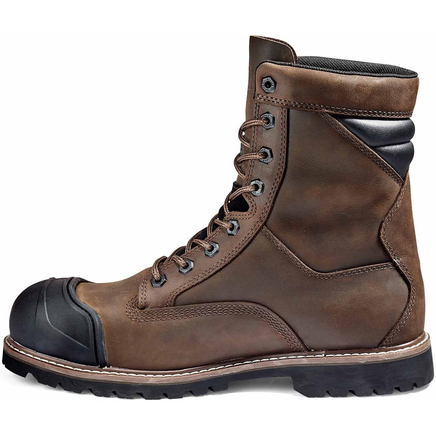 Kodiak Men's Mckinney M.U.T 8" Comp Toe WP Work Boot -Brown- 4TEPDB  - Overlook Boots