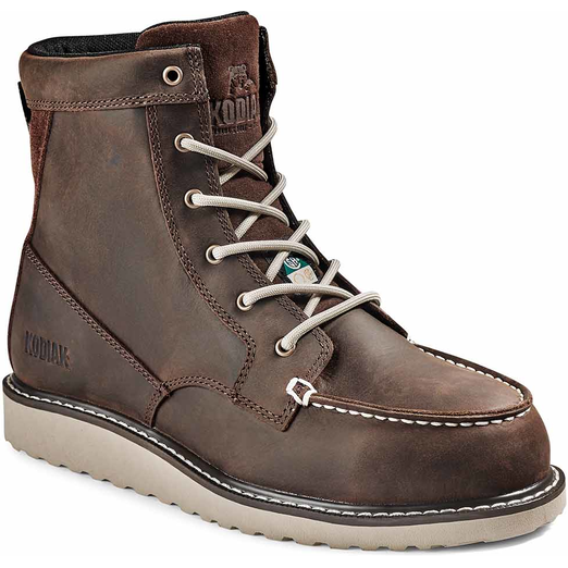 Kodiak Women's Whitton 6" ST Puncture Resist Safety Work Boot -Brown- 4TEYDB 5 / Medium / Brown - Overlook Boots