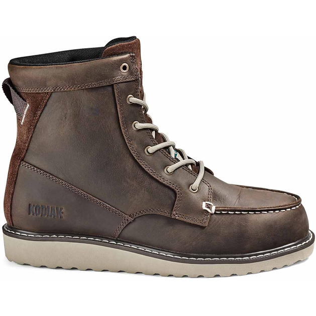 Kodiak Women's Whitton 6" Steel Toe Puncture Resist Safety Work Boot -Brown- 4TEYDB - Overlook Boots