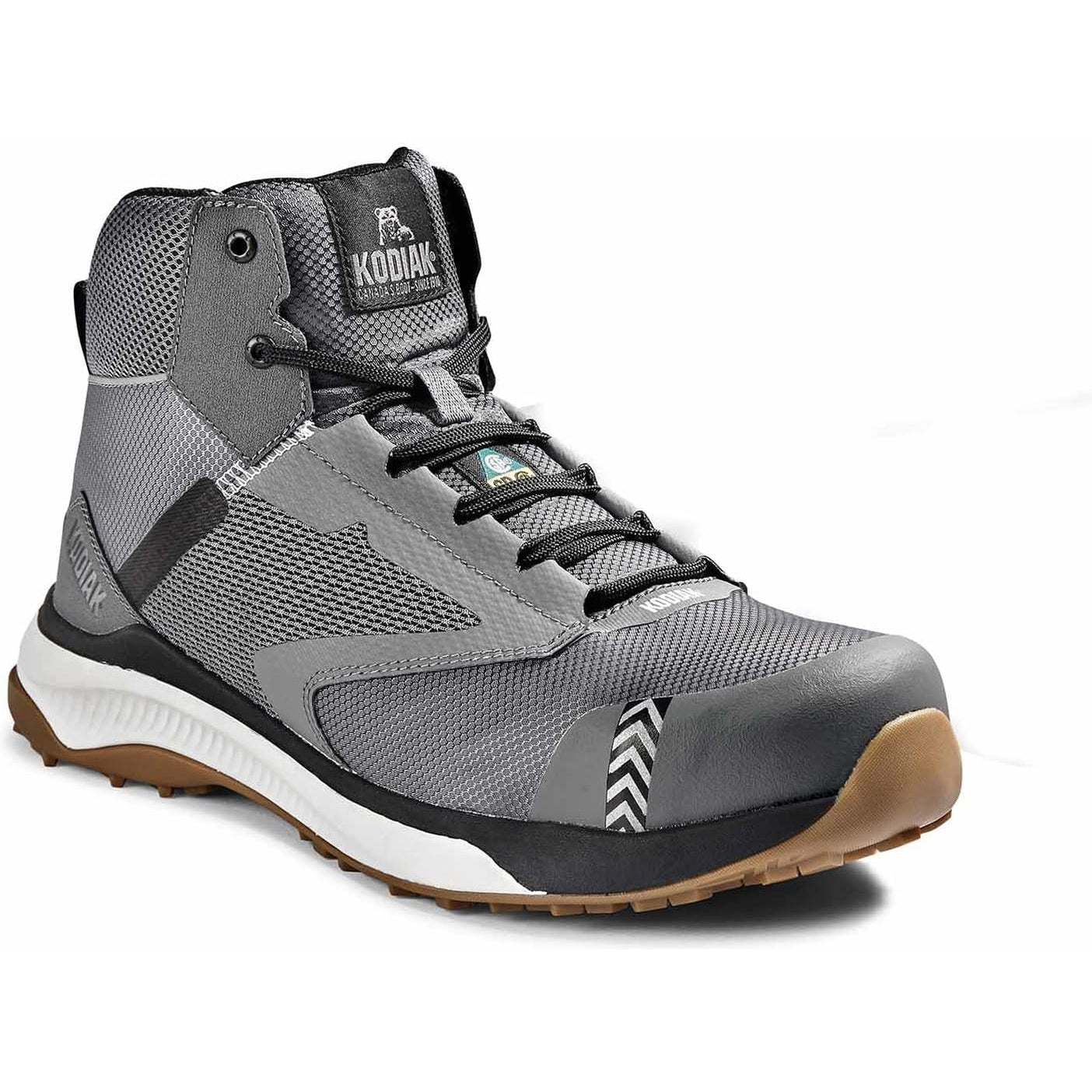 Kodiak Men's Quicktrail Mid CT Athletic Safety Work Shoe -Gray- 4TF5GY 7 / Wide / Grey - Overlook Boots