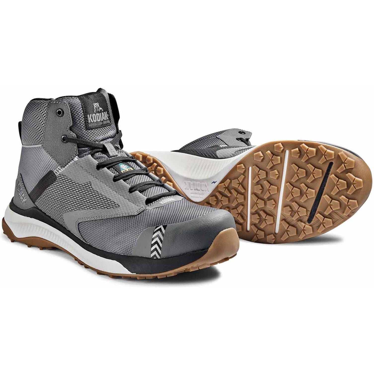 Kodiak Men's Quicktrail Mid CT Athletic Safety Work Shoe -Gray- 4TF5GY  - Overlook Boots