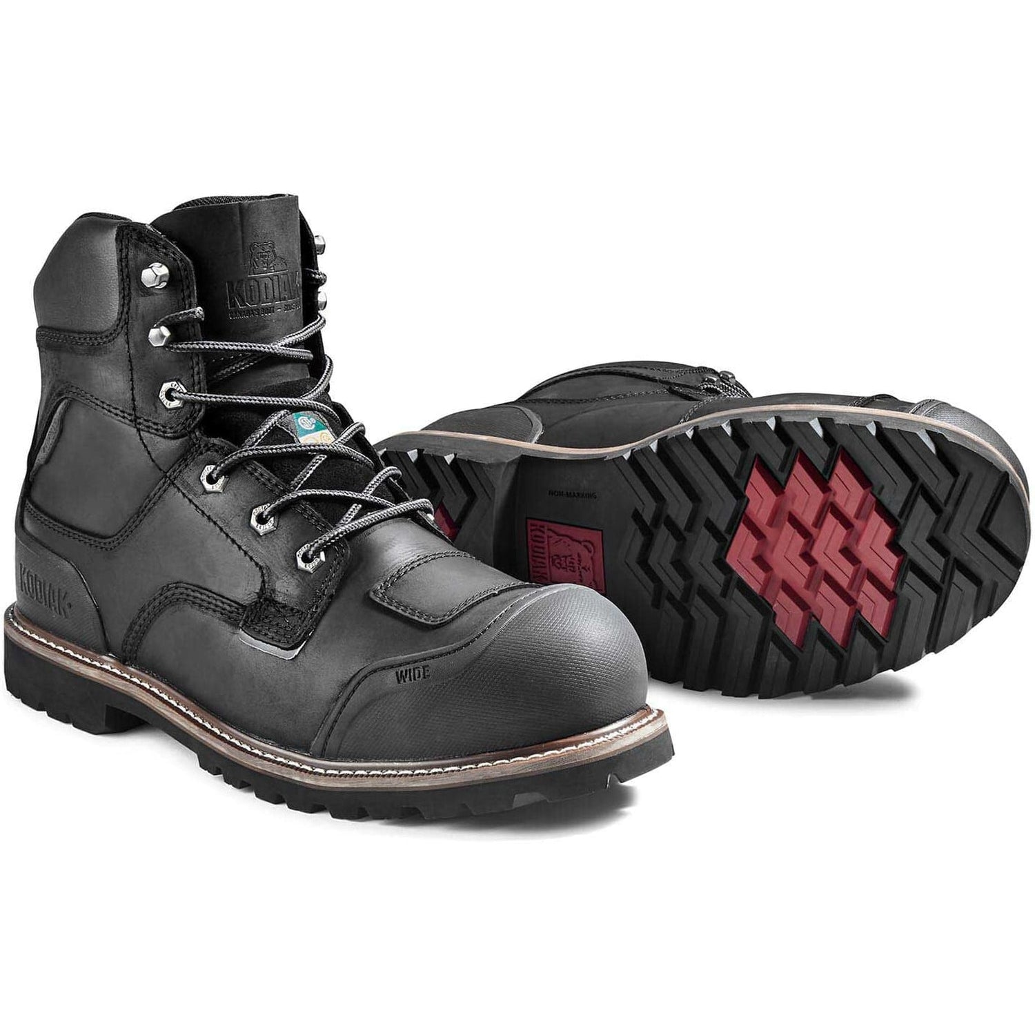 Kodiak Men's Generations Widebody 6" Comp Toe WP Work Boot -Black- 4TGBBK  - Overlook Boots