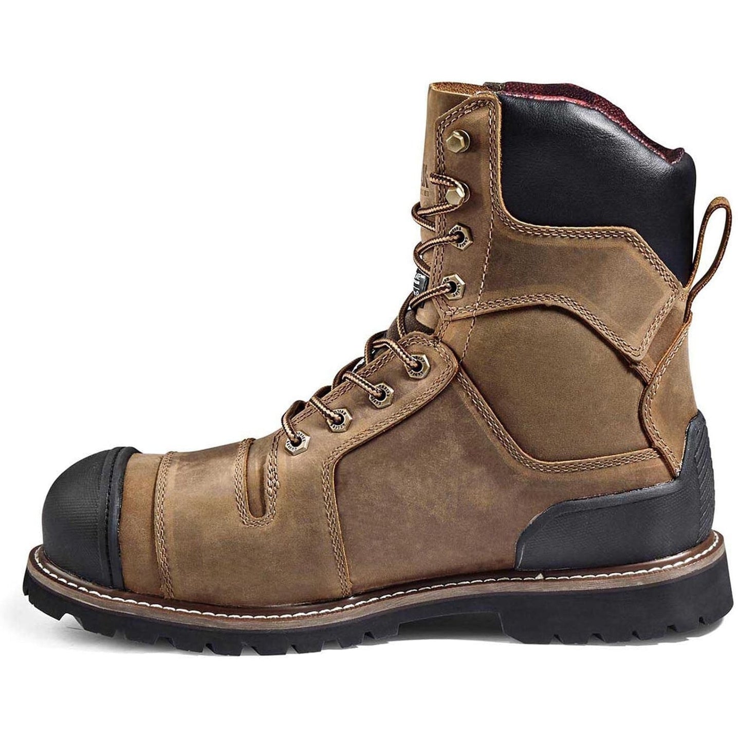 Kodiak Men's Generations Widebody 8" Comp Toe WP Work Boot -Brown- 4TGCBN  - Overlook Boots