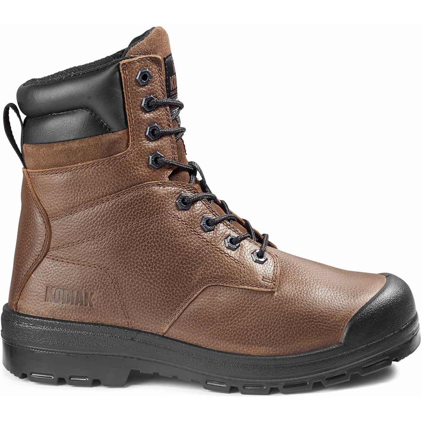 Kodiak Men's Greb 8" ST 200G Slip Resist Safety Work Boot -Brown- 4TH3BN  - Overlook Boots