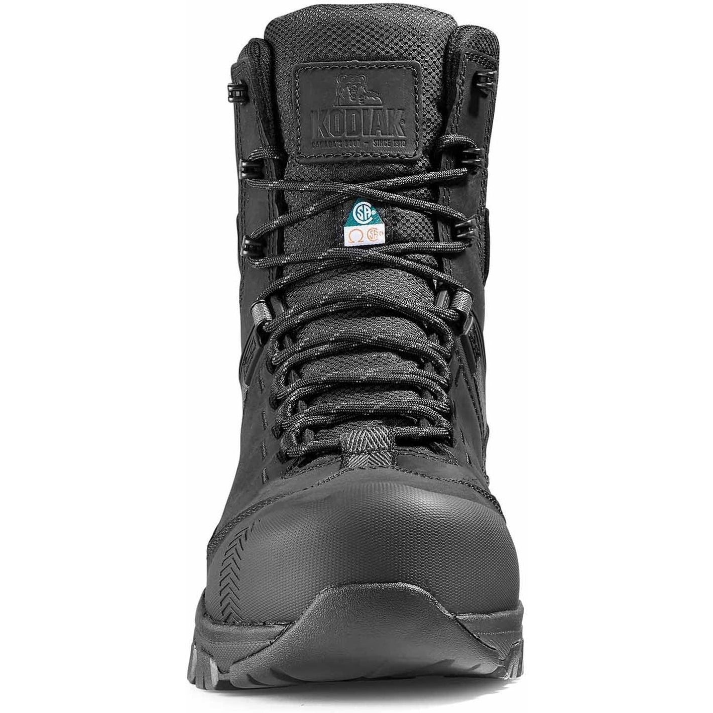Kodiak Men's Quest Bound 8" Comp Toe WP Safety Work Boot -Black- 4THHBK  - Overlook Boots