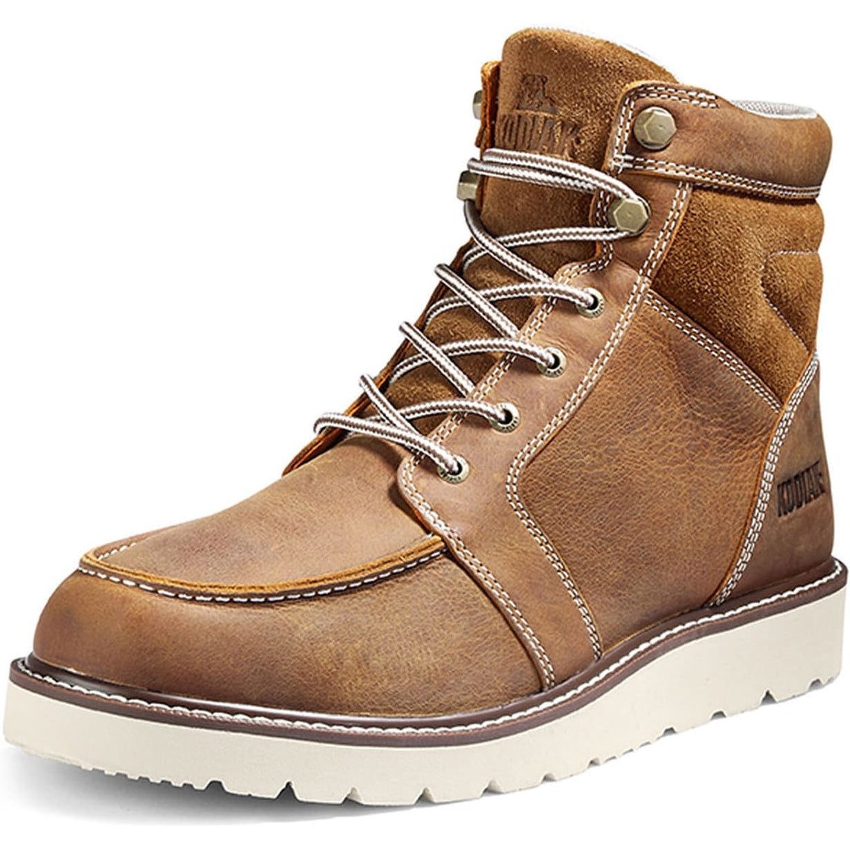 Kodiak Men's Mckinney Wedge 6" Work Boot -Wheat- 834NWT  - Overlook Boots