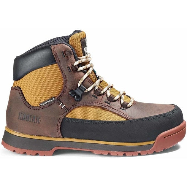 Kodiak Women's Greb Classic Steel Toe WP Hiker Work Boot -Brown- 834YBN  - Overlook Boots