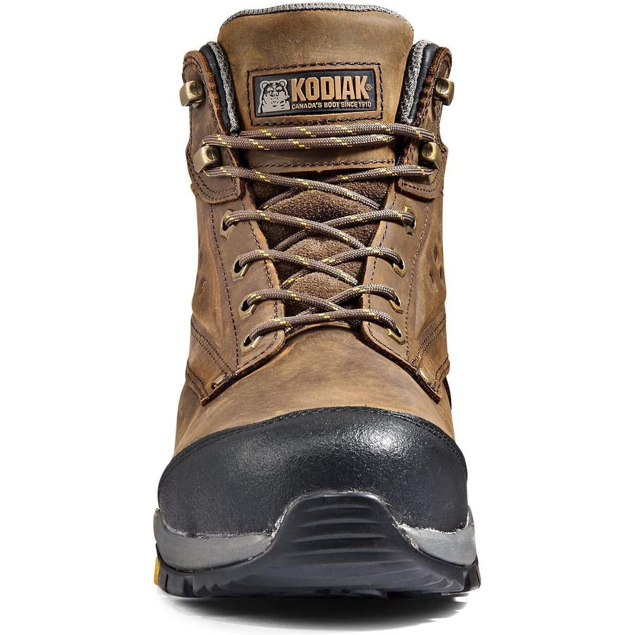 Kodiak Men's Crusade 6" Comp Toe WP Hiker Safety Work Boot -Brown- K4NKAD  - Overlook Boots