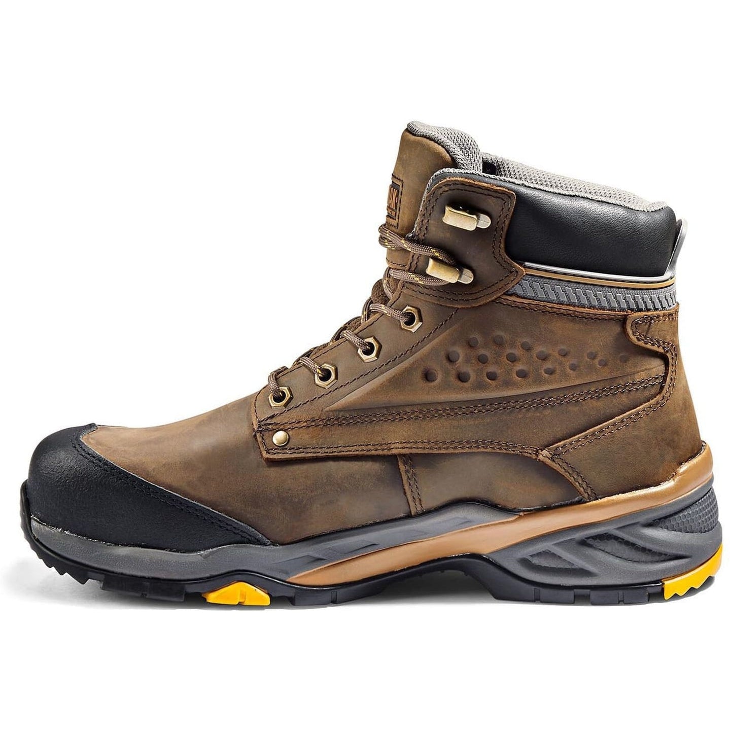 Kodiak Men's Crusade 6" Comp Toe WP Hiker Safety Work Boot -Brown- K4NKAD  - Overlook Boots