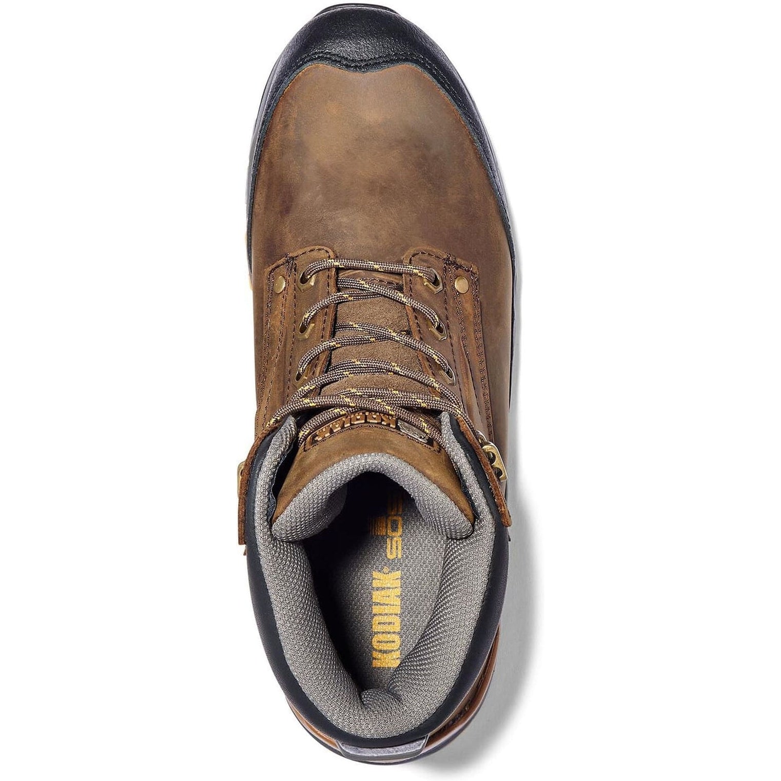 Kodiak Men's Crusade 6" Composite Toe Waterproof Hiker Safety Work Boot -Brown- K4NKAD - Overlook Boots